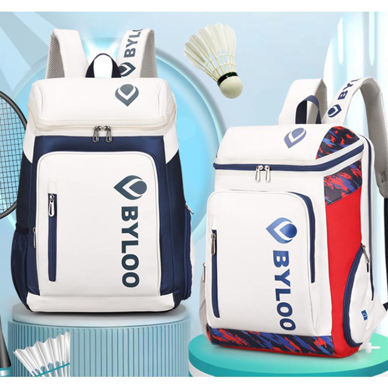 Waterproof Pu Badminton And Tennis Bag With Byloo Letter Print For Men And Women Sports Enthusiasts