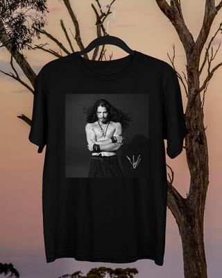 Signature Chris Cornell Cool Man T-Shirt Classic Black Unisex