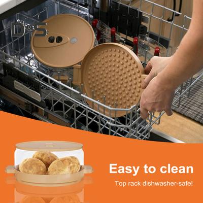 Печеный картофель в микроволновке, пароварка, дважды запеченный картофель, микроволновая печь, мешок для запекания картофеля для нежного, пушистого картофеля