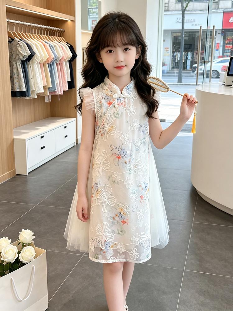 New Chinese Style Dress for Girls