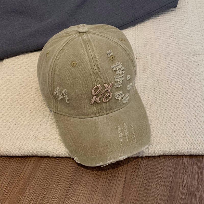 Retro Duckbill Washed Hat Women Stylish Versatile Casual Cap In Various Colors