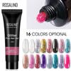 ROSALIND Multicolor Poly Nail Polish Gel Acrylic Extension Gule Profession Semi Permanent Resin Art Crystal Nail Glue 15ML