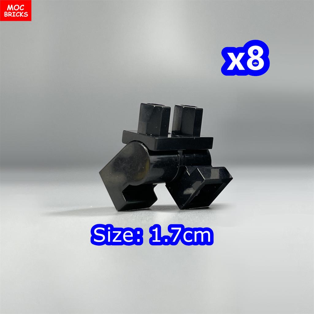 8 шт. Кубики MOC 17 мм Брюки Подвижные Короткие Ноги 970 см00 Часть Тела Одежда Модель Фигурка Сборка Строительные Блоки Игрушки Подарки