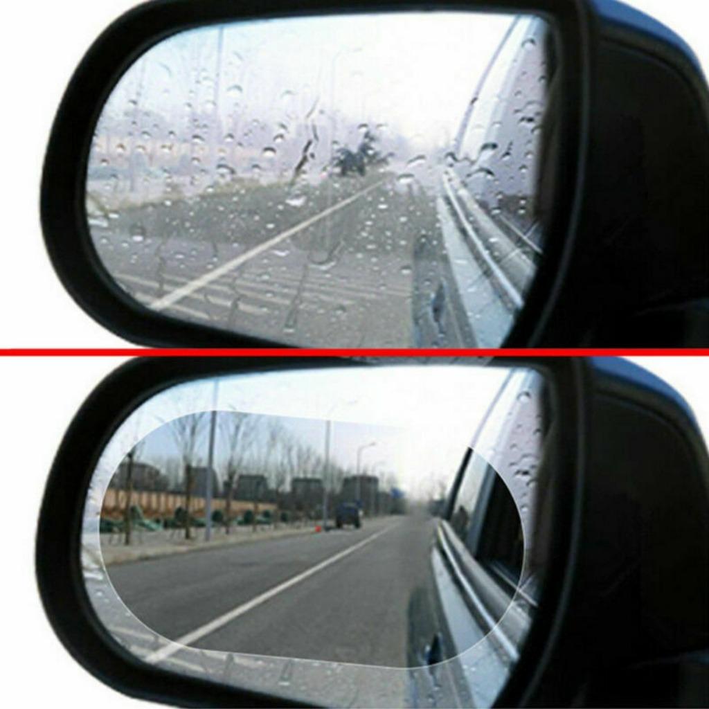 2 шт. непромокаемая наклейка на зеркало заднего вида автомобиля, противотуманная защитная пленка, защита от дождя