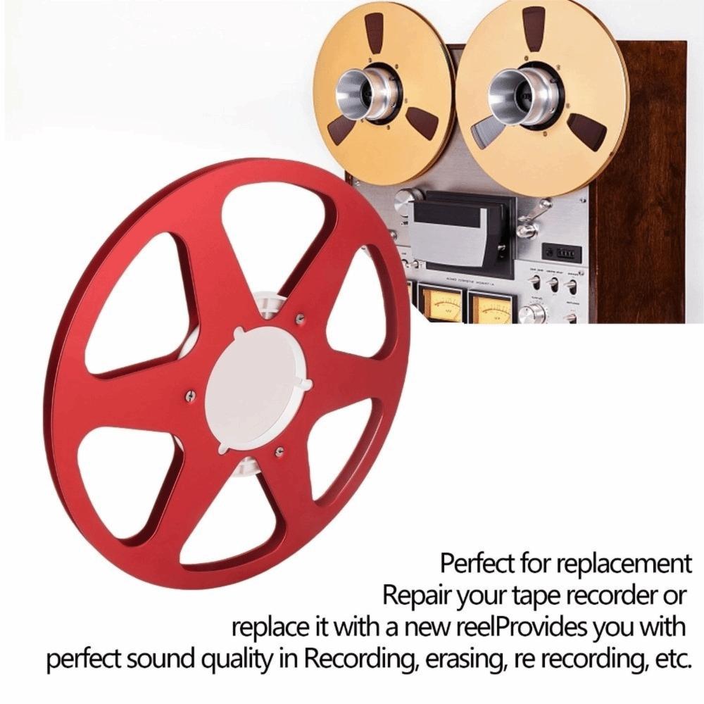 6-Hole Recording Tape Reel 1/4 10.5 Inch Tape Recorder Accessory  For Tape Recorders