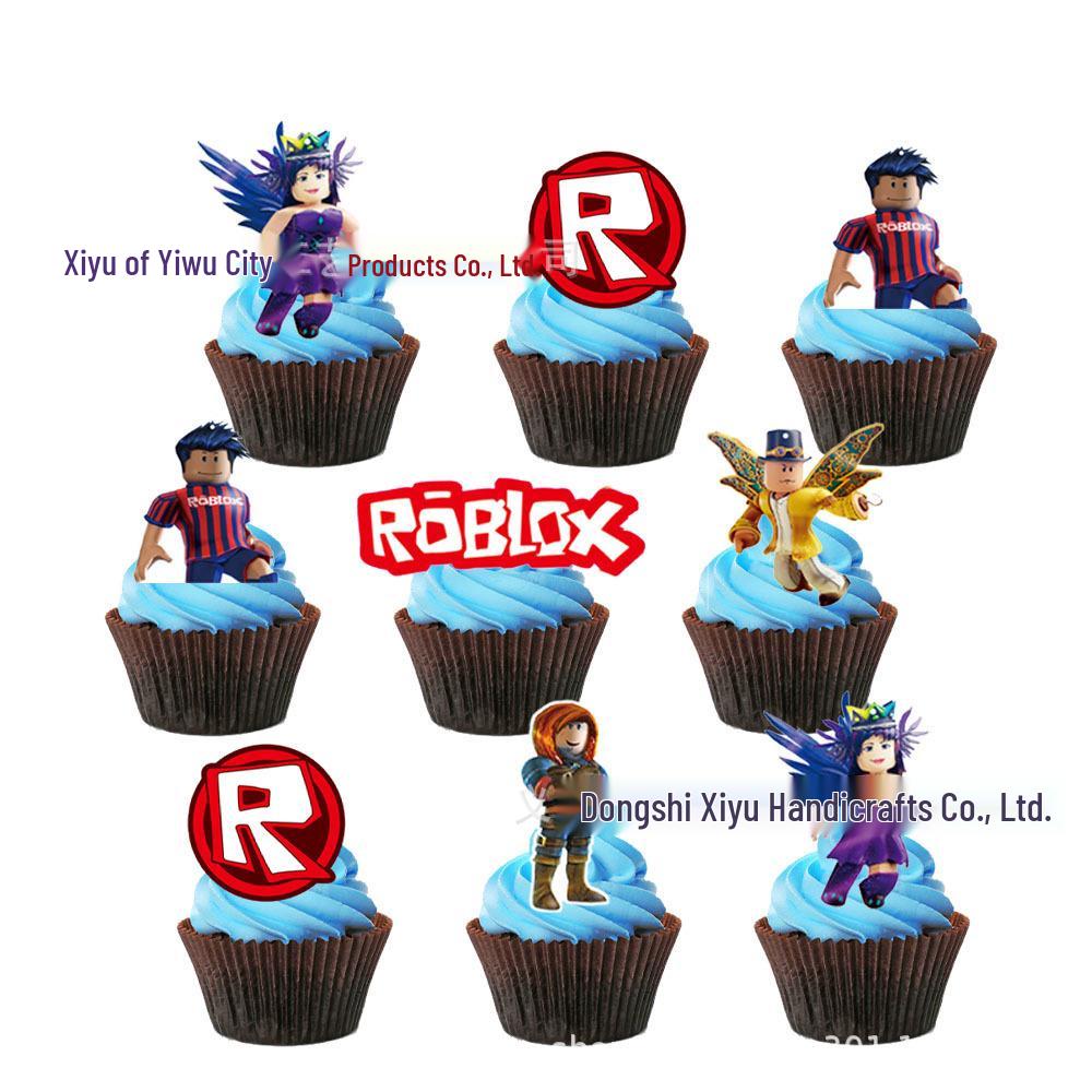Украшения для вечеринки в виртуальном мире Roblox: Баннеры, Шары, Драконы и Принадлежности для Торта