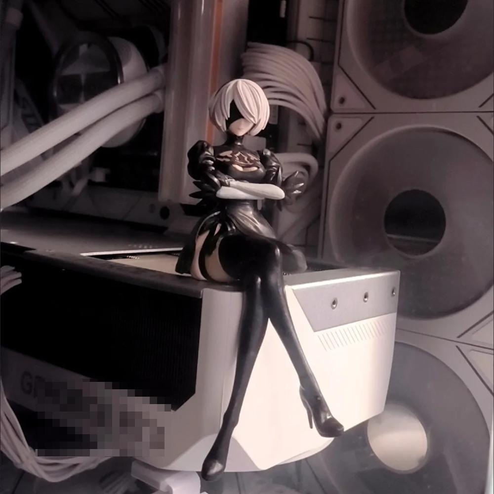 15см Высота НиР: Игровой автомат 2B, устанавливаемый на автомобиль, фигурка, игрушка, украшение