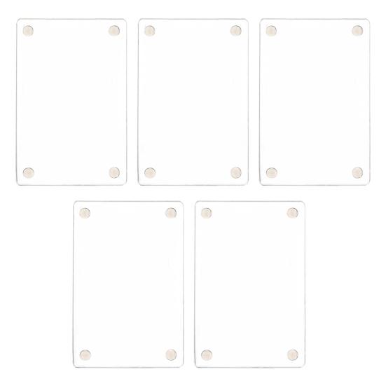 Magnetic Photo Frame Acrylic Refrigerator Magnet Transparent Reversible Photo Holder for Fujifilm Display 3-Inch Photos