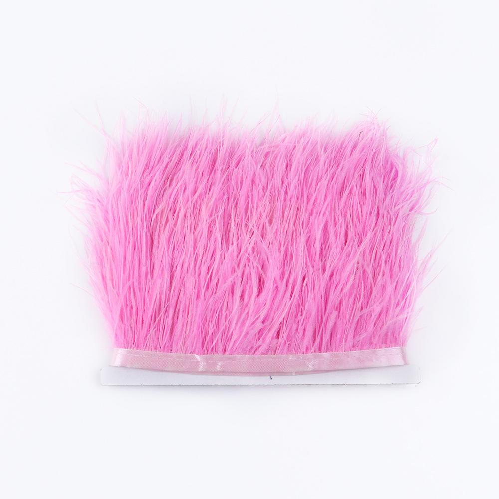 Край страусиных перьев 6-8 см, декоративные свадебные аксессуары, край вечернего платья 