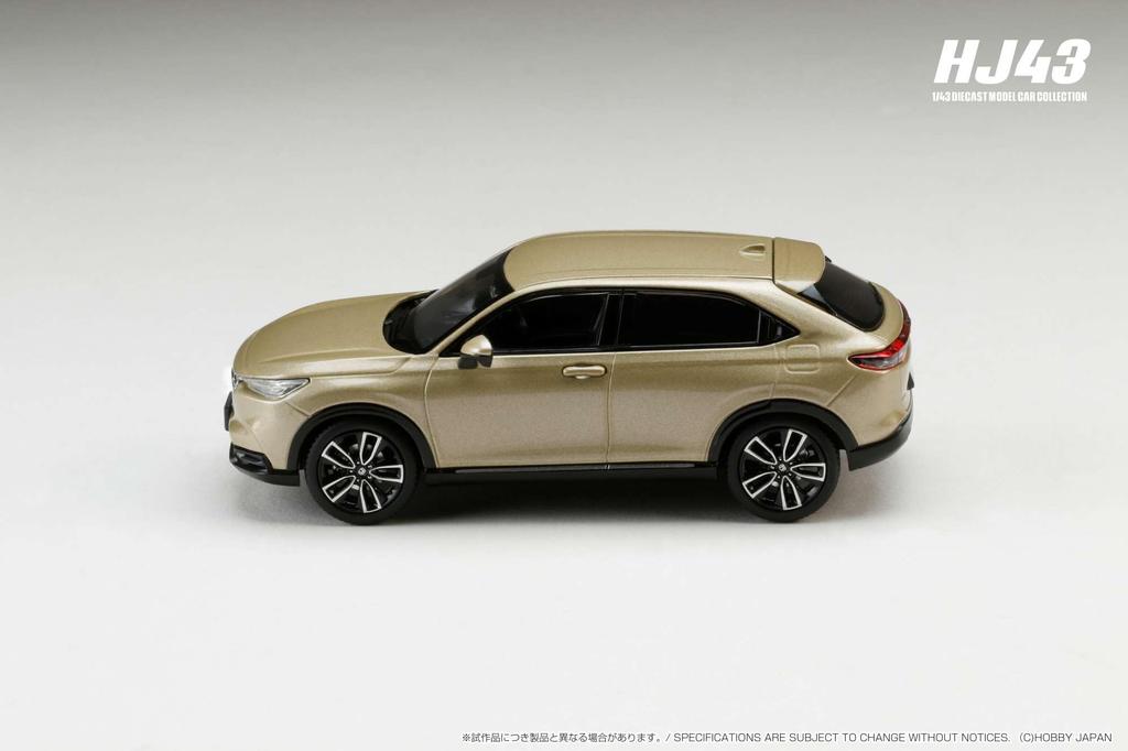 HJ43 Honda VEZEL Genuine Option Equipped Car Sand Khaki Pearl Finished Product 1/43