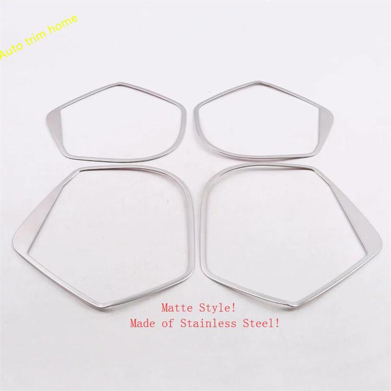 Car Inner Door Stereo Speaker Audio Sound Loudspeaker Ring Frame Cover Trim Accessories Interior For Cadillac XT4 -