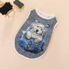 Thin Spring Puppy Dog Vest Teddy Cat Pet Clothes Cat Summer Magic Fight Small Puppy Bigbear Summer Clothes