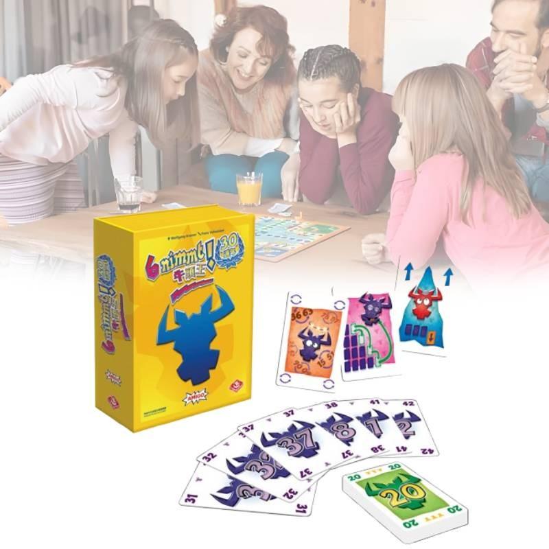 Увлекательная игра 6 Nimmt! Настольная игра к 30-летию, идеально подходящая для общения и вечеринок