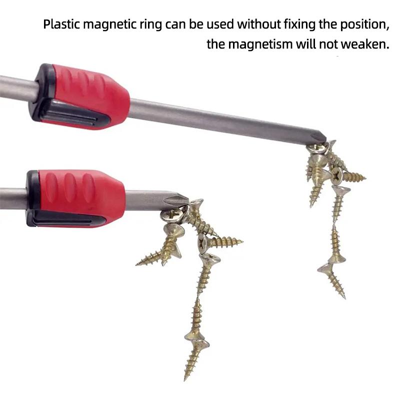 Магнитный держатель бит Магнитное кольцо Сильный намагничиватель Демагнетизатор 6,35 мм Держатель бит для крестовой отвертки Phillips Ручные инструменты