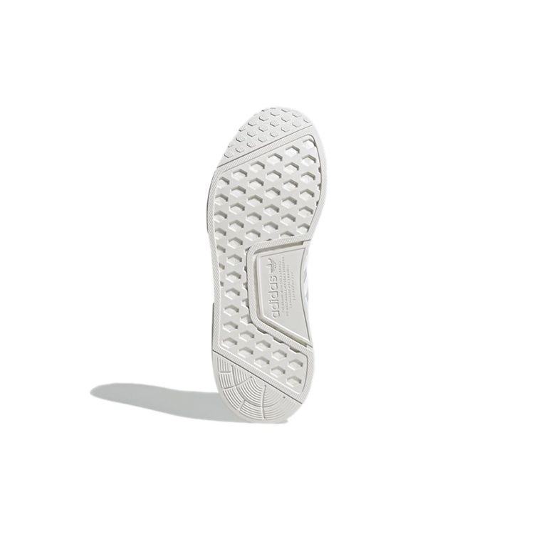 adidas NMD_R1 Primeblue Тройные белые кроссовки унисекс Cloud-White GZ9259