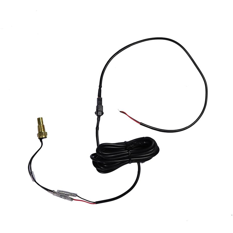 Универсальный горизонтальный 12В 24В ЖК цифровой датчик температуры воды для автомобиля, грузовика + вольтметр, указатель напряжения, 2 функции, солнцезащитный козырек