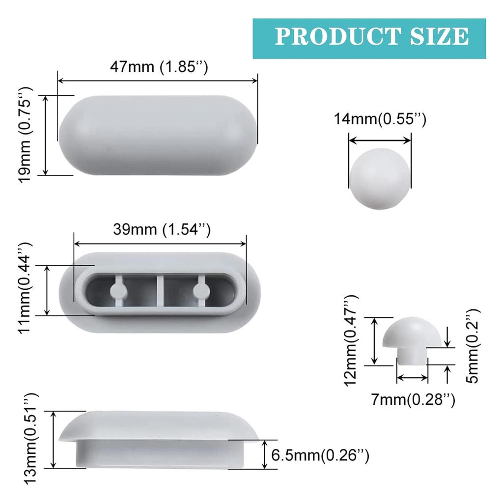 12 шт. буферов крышки унитаза, опорные заглушки для демпфера сиденья унитаза, бампер сиденья унитаза, 8 колец и 4 буфера крышки