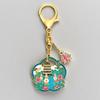 Metal Vintage Flower Pendant Exquisite Car Keyring Chinese Style Keychain  Backpack Decor