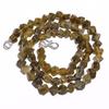 Natural Labradorite Gemstone Dice Smooth Beads Necklace 17" UB-3576 UB-3576