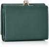 Женский кошелек Lanvin en Bleu Luxembourg с застежкой, складной, темно-зеленый