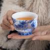 1pc Ice Jade Porcelain Dragon Shengshi Master Cup Ceramic Tea Cup Tea Cup Office Special Personal Cup Business Gifts