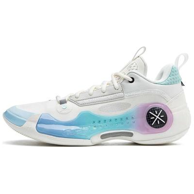 Кроссовки унисекс Way of Wade 10 Low Cotton Candy белые синие фиолетовые ABAS083-31