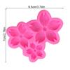 1Pc 3 Cavity Sakura Flower Shape Silicone Mold Sun Flower Fondant Chocolate Birthday Cake Decoration Baking Home Mold