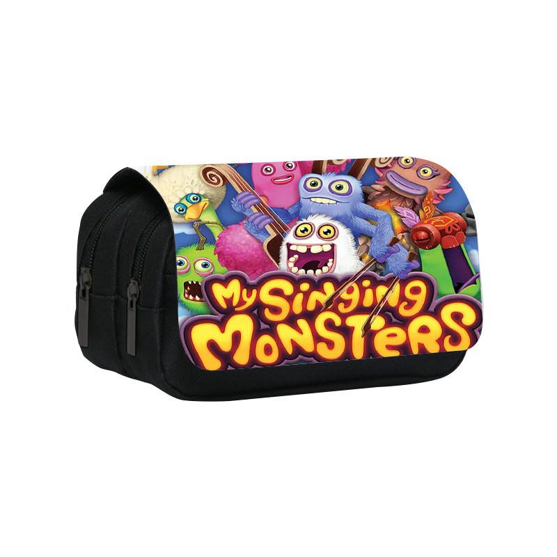 Двухслойная пенал My Singing Monsters из нейлонового материала для школьников и детей