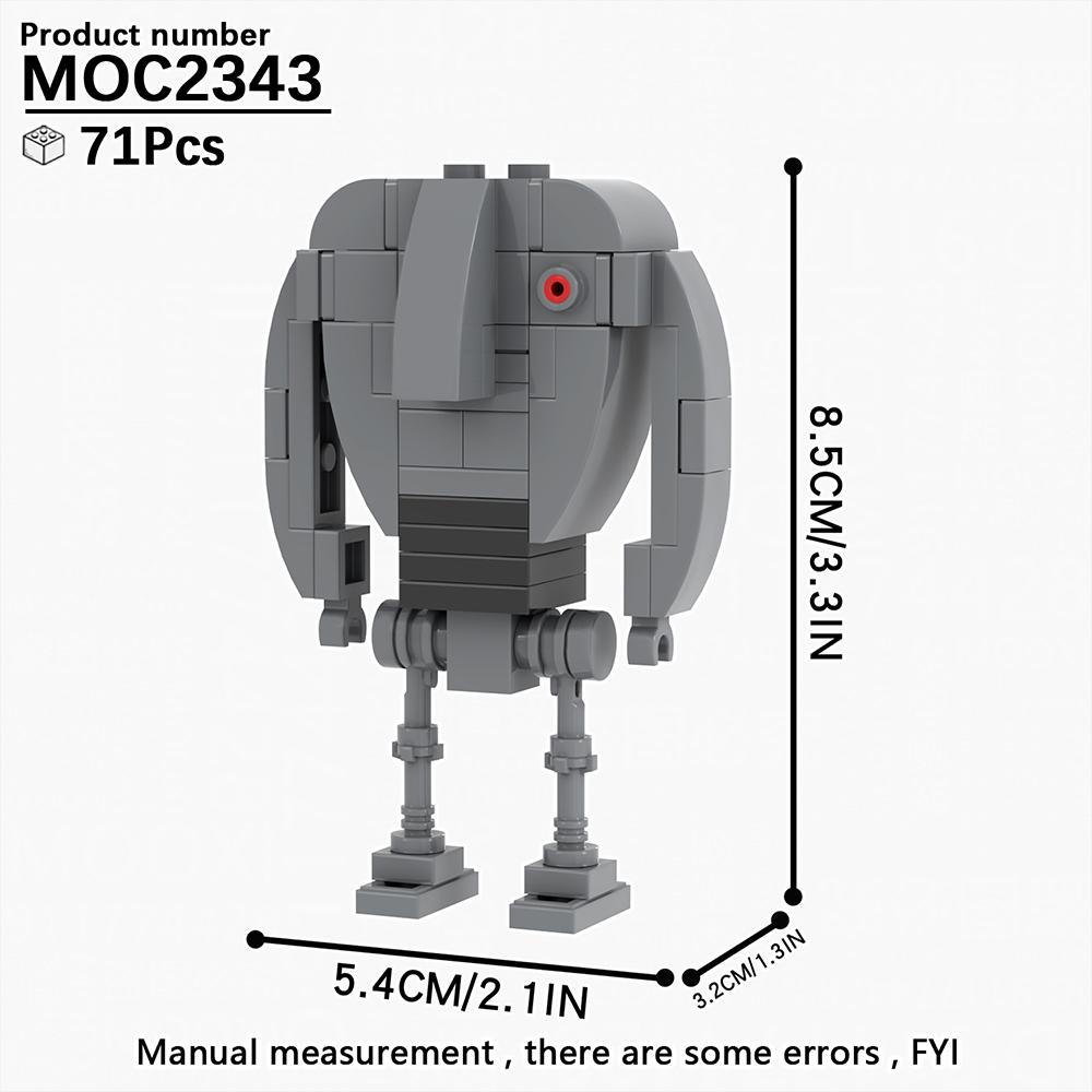 MOOXI MOC Космическая Война Brickheadz Межзвездный Sci-Fi Робот Совместимые Фигурки Строительные Блоки Игрушки Для Взрослых Для Детей Подарок Кубики