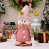 Cute Santa Claus Doll Decor Pink Merry Christmas Decorations  Home Xmas Decor