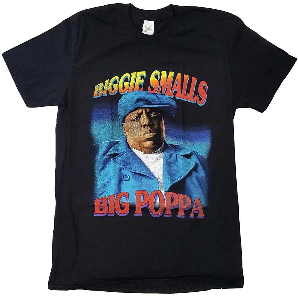 Men's Notorious B.I.G. Poppa Slim Fit T-shirt Large Black