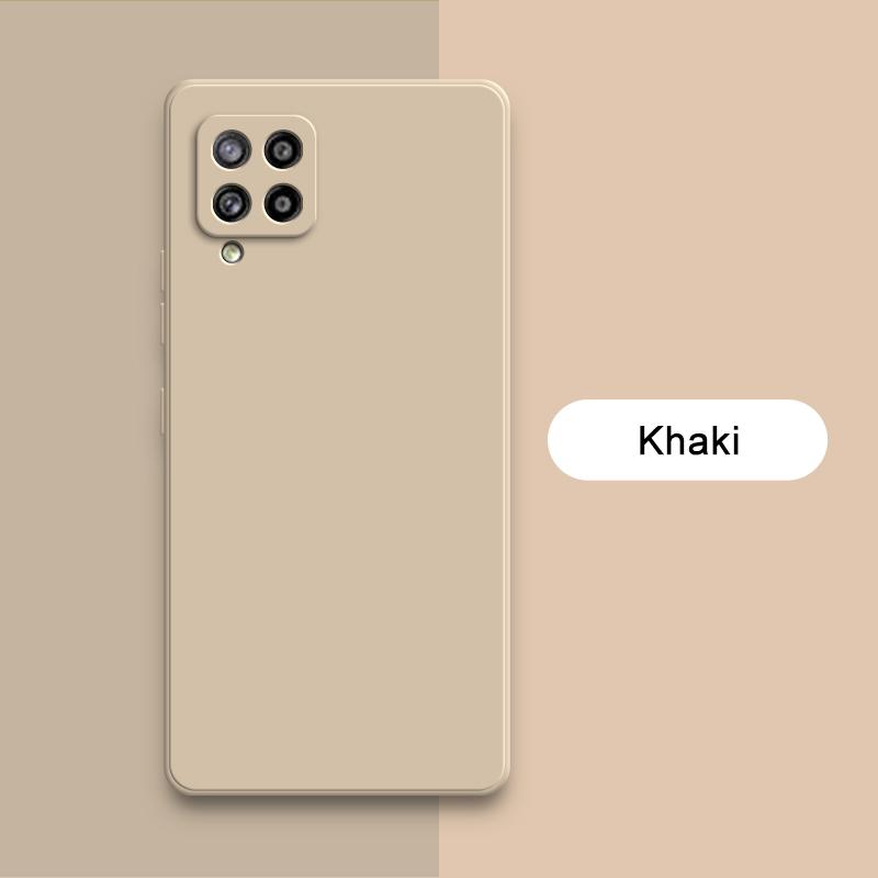 Роскошные квадратные жидкие силиконовые чехлы для Samsung Galaxy M40s M32 M42 5G Camera Защитные 360 противоударные мягкие чехлы для мобильных телефонов