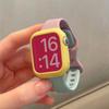 Чехол + Силиконовый ремешок для Apple Watch Band 44мм 45мм 8 7 40мм 42 38 49мм Спортивный ремешок для IWatch Серии 9 8 7 6 SE 5 4 3 2 1