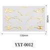 Butterfly Tattoo Sticker and Face Tattoo Sticker with Gold Foil for Stage Makeup and Photo Shoots Gold Foil Eyeliner Stickers