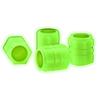 Fluorescent Car Tire Valve Cap - Luminous Valve Stem Cap - 4 Tire Air