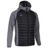 Joma Berna III Softshell Hoodie, Mens grey Sweatshirt