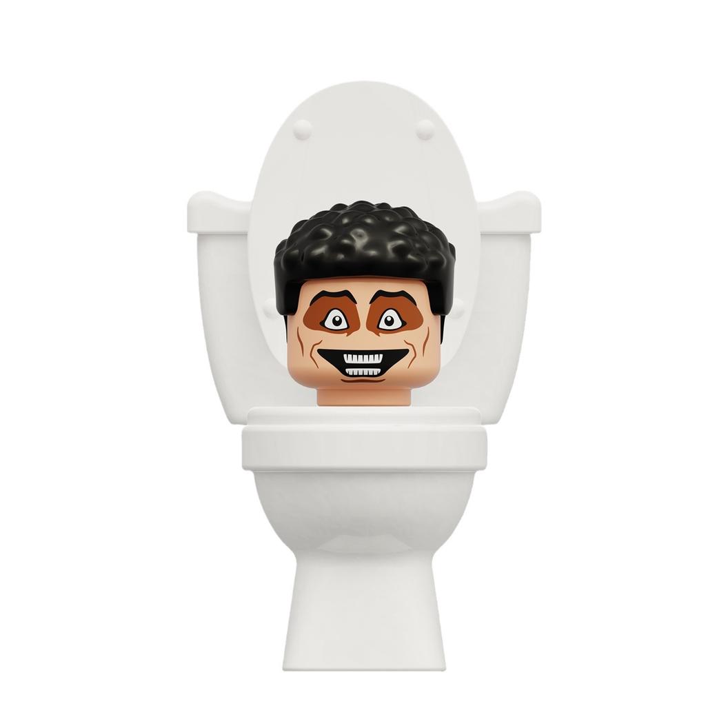 Kdl821 Kdl822 Toilet Man Building Block Small Particle Tv Man Toy Bag