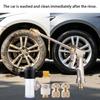 Бытовой пистолет для мойки автомобилей под высоким давлением, вода с многорежимным распылением одним нажатием, прямой веерный наконечник, полностью медные герметичные соединения, емкость для пены для автомобиля