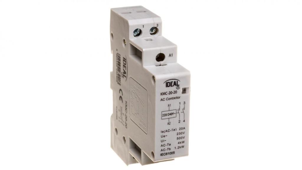 Modular contactor 20A 2NO 0R 230V AC KMC-20-20 23240