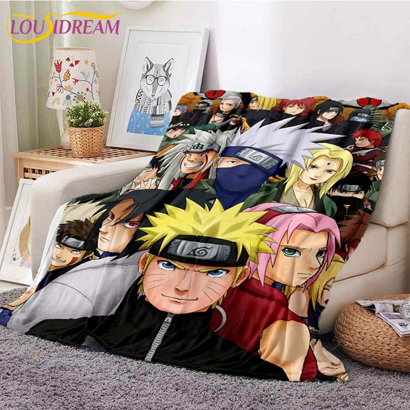 Одеяло Наруто, одеяло с рисунком Наруто, пододеяльник для дивана, дорожное постельное белье, фланелевое одеяло, покрывало