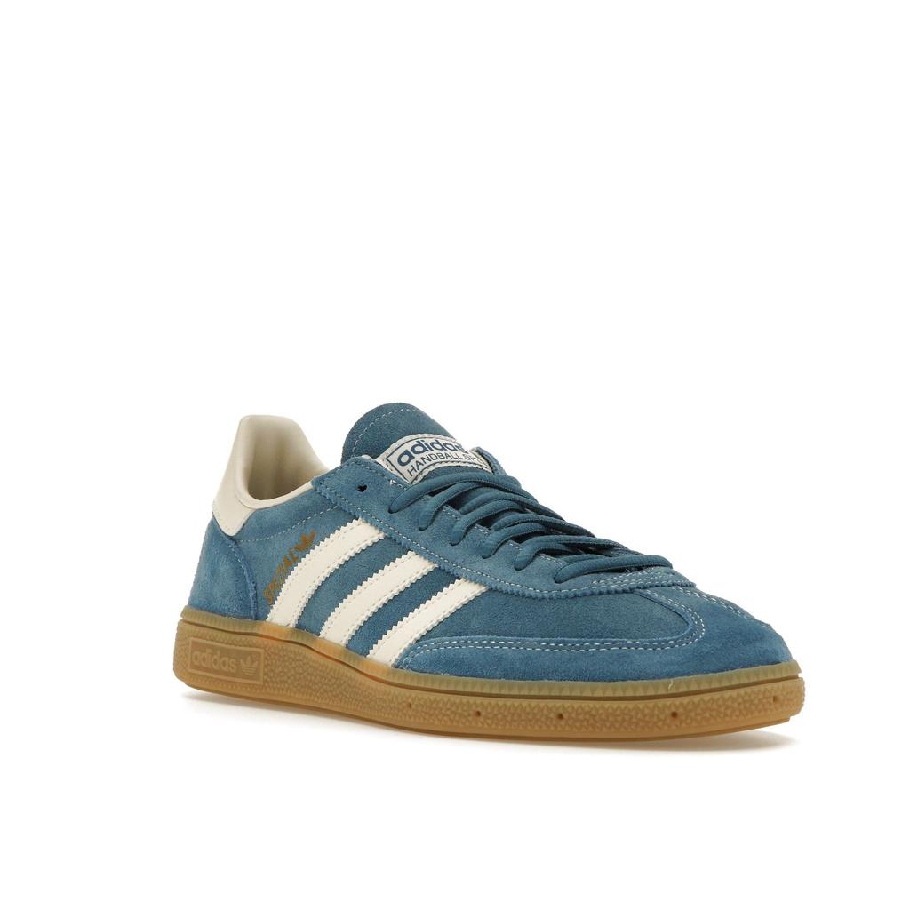 Adidas Кроссовки унисекс для гандбола Spezial Core Blue Gum кремово-белые кристально-белые IG6194