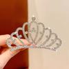 Хрустальная Корона Головной Убор Детский Подарок на День Рождения Принцесса Расческа для Волос Свадебная Вечеринка Свадебная