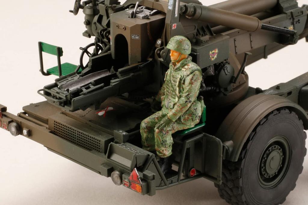 Hobby Japan HJM Военная серия Наземные силы Полевой набор спецназа Пластиковая модель HJMM002 Цветной пластик 1/35 №2 Самоходная FH-70