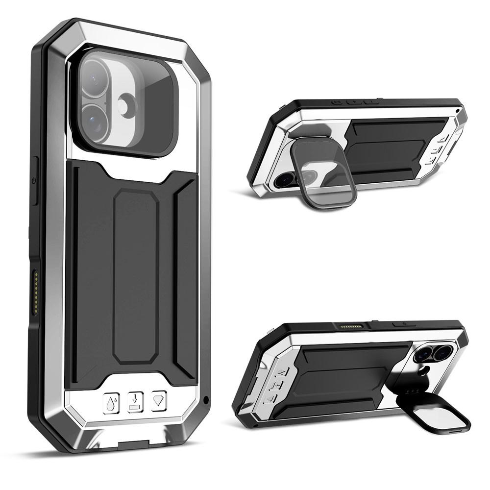 Armored case for iPhone 17, R-JUST, silver