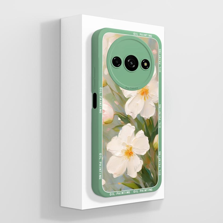 Милый клубничный и медвежий противоударный чехол из жидкого силикона для Redmi A1-A4