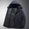 Men Thicken Warm Jacket Wool Liner Hooded Jacket Plush Parkas Hooded Coat Fleece Man's Jackets Outwear Jaqueta Masculina