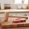 Прочный Деревянный Двусторонний Молоток для Отбивания Мяса Нескользящая Ручка Металлическая Головка Ручной Молоток для Мяса Стейк