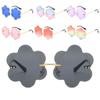 Sunnies Party Favor Fashion Sun Glasses Snowflakes Shades Flower Lens Sunglasses Photo Glasses