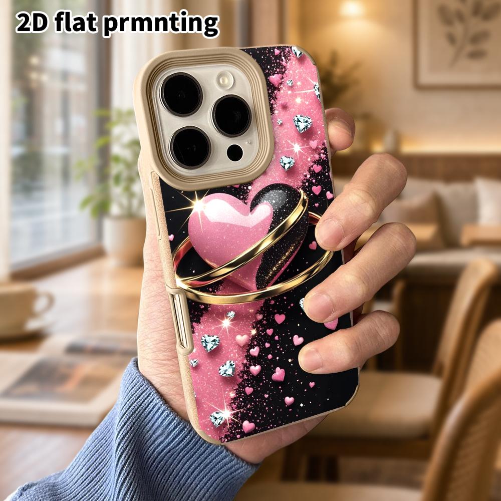 Phone Case: Lambskin 2D Flat Samsung Galaxy A34 A35 M05 M06 S20 S22 S21 FE Plus 5G Protective Case, Double Heart, Christmas and Halloween Gift