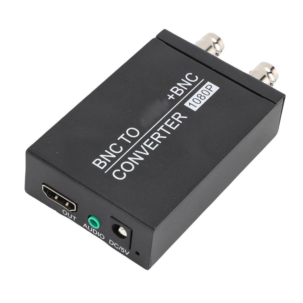 Конвертер BNC в HD Multimedia Interface Поддерживает разрешение 1080P Конвертер BNC в HD Видео Звук для Камеры Проектора